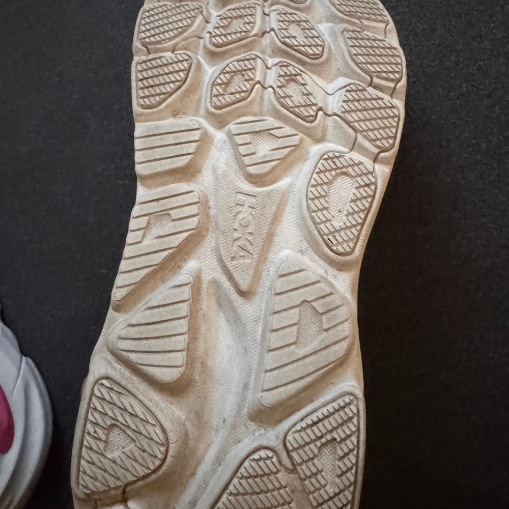 HOKA Clifton 10 Women’s Size 9 b White Electric Rose WTLC - Picture 13 of 14